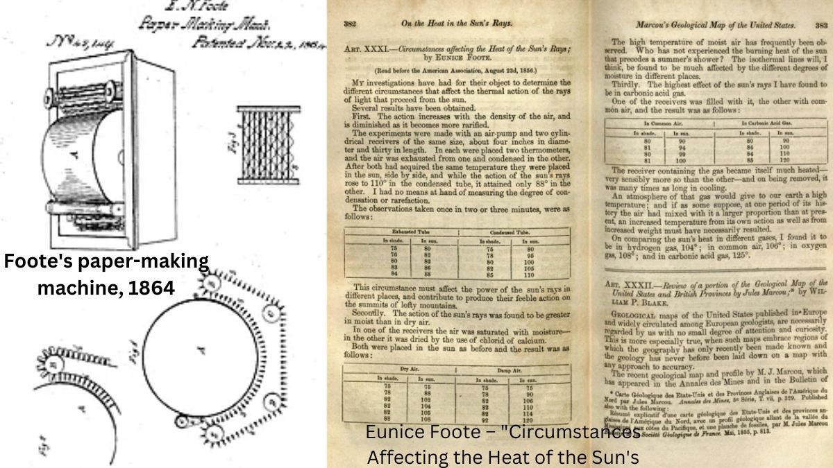 Eunice Newton Foote Early life, parents, career, inventions, husband, children, death, google doodle, and legacy