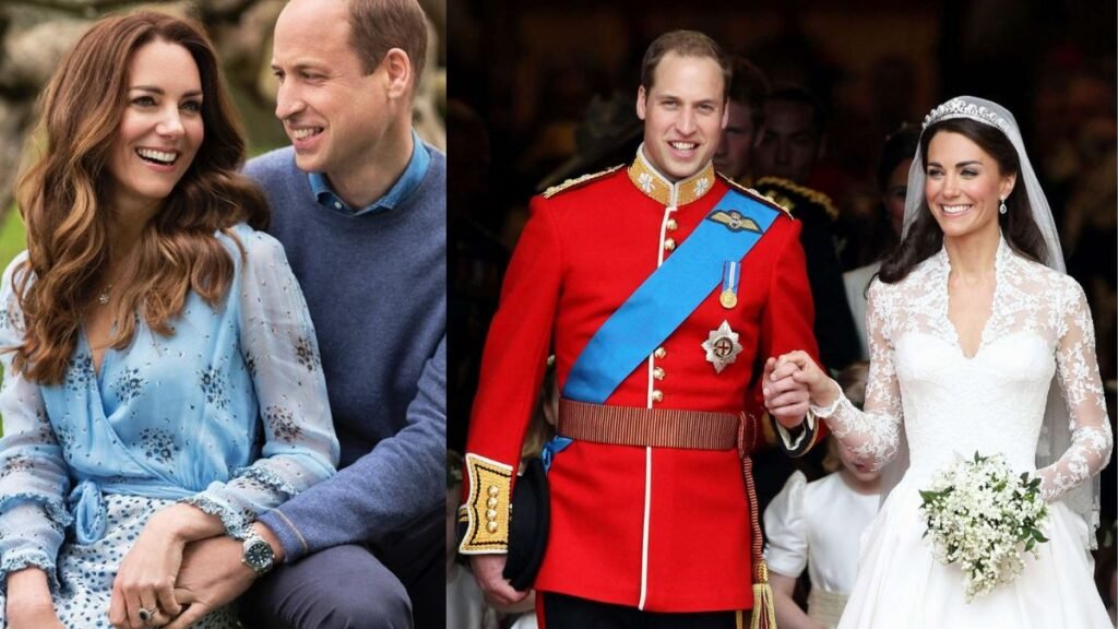 Kate Middleton with Prince William-In 2002 they and several others moved in together, and it was then that the relationship turned romantic.